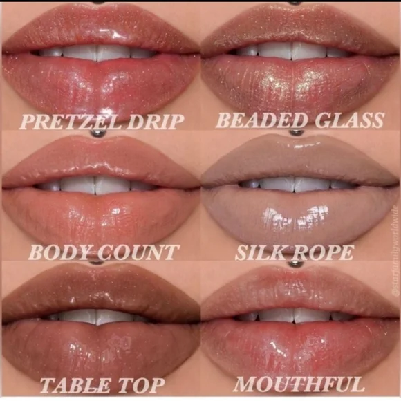 Jeffree Star Pretzel Drip & Beaded Glass Lip Gloss Bundle - Picture 2 of 2